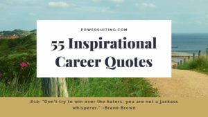 55 Inspirational Career Quotes: Beach Image