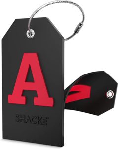 Gifts that Start with A: Letter "A" Luggage Tag